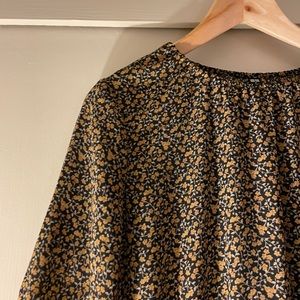 Floral knee length dress